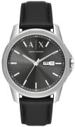 Armani Exchange Herreklokke AX1735 Banks Grå/Lær Ø44 mm