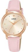 Lorus Dameklokke RG298RX9 Ladies Rosa/Lær Ø30 mm