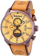 Timberland Herreklokke TDWGF2102604 Callahan Gullfarget/Lær Ø47 mm