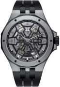 Edox Herreklokke 85303-357GN-NGN Delfin Sølvfarget/Gummi Ø43 mm