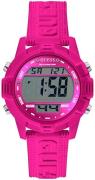 Guess Herreklokke GW0015L2 LCD/Gummi Ø40 mm