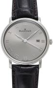 Blancpain Herreklokke 6651-1504-55A Villeret Grå/Lær Ø40 mm