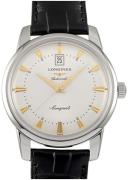 Longines Herreklokke L1.645.4.75.9 Conquest Heritage Sølvfarget/Lær