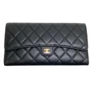 Pre-owned Svart skinn Chanel lommebok