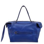 Pre-owned Navy Leather Celine veske