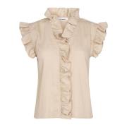 Sueda Frill Top