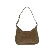 Pre-owned Beige sateng Louis Vuitton skuldervesker