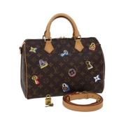 Pre-owned Flerfarget lerret Louis Vuitton Speedy