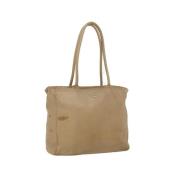 Pre-owned Beige Canvas Prada skulderveske