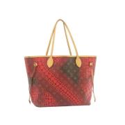 Pre-owned Flerfarget lerret Louis Vuitton Neverfull