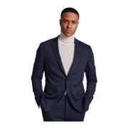 Mørk Marine Jersey Blazer Kjole