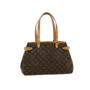 Pre-owned Brunt lerret Louis Vuitton Batignolles