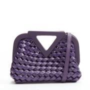 Pre-owned Lilla skinn Bottega Veneta Crossbody veske