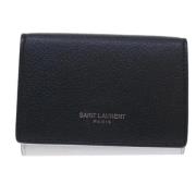 Pre-owned Svart skinn Yves Saint Laurent lommebok
