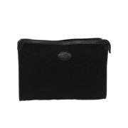 Pre-owned Svart lerret Celine Clutch