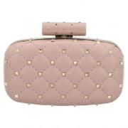 Pre-owned Rosa skinn Valentino crossbody veske