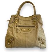 Pre-owned Beige skinn Balenciaga veske