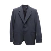 Pre-owned Navy Polyester Prada Blazer