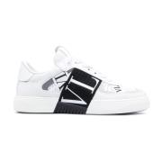 Hvite Vl7N Logo-Print Stropp Sneakers