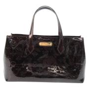 Pre-owned Burgunder skinn Louis Vuitton Wilshire