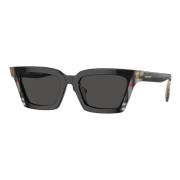 Vintage Svarte Solbriller BE 4392U