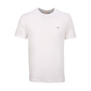 Hvit Regular Fit Logo T-Shirt