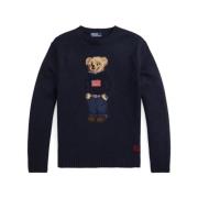 Polo Bear Bomullsgenser - Marineblå