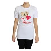 Valentinsdag Hjerte Krystall T-skjorte