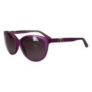 Lilla Acetat Runde Shades Solbriller