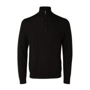 Merino Coolmax Strikk Halv Glidelås Ex Sweatshirt