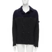 Pre-owned Grå ull Prada Cardigan