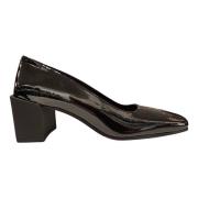 Stilige Svarte Vernice Pumps