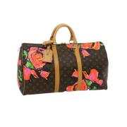 Pre-owned Flerfarget skinn Louis Vuitton Keepall