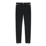 Lav Midje Ankellange Skinny Jeans