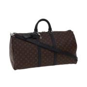 Pre-owned Svart skinn Louis Vuitton Keepall