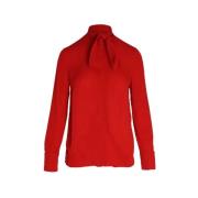 Pre-owned Rød silke Valentino skjorte