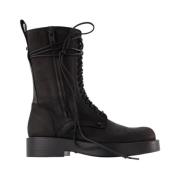 Maxim Ankle Boots in Black Leather