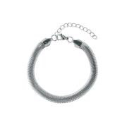 Snake Chain Bracelet Silver