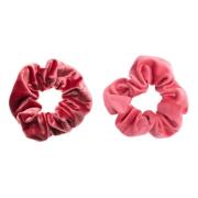 Velvet Scrunchie Candy Pink