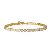 Gold/Crystal Caroline Svedbom Zara Bracelet ArmbÃ¥nd