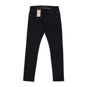 Slim Fit Mørk Blå Denim Jeans