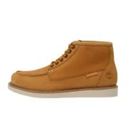 Premium Nubuck Leather Lace-up Boots