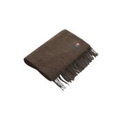 Dark Brown Melange Lexington Company Massachusetts Wool Scarf