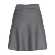 Mercy East Skirt - Medium Grey Melange