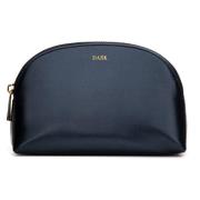 Metallic Make-Up Pouch Small Navy Blue