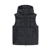 Sort Polstret Bodywarmer for Herre