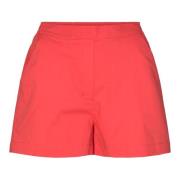 Sandrine elastiske shorts - rød