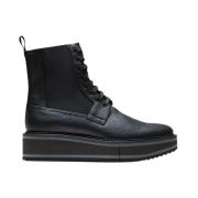 Brendy Leather Platform Boots