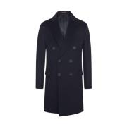 Navy Oscar Jacobson Sebastian Coat Ytterjakker