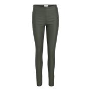 Grønne Coated Leggings - Bestselger